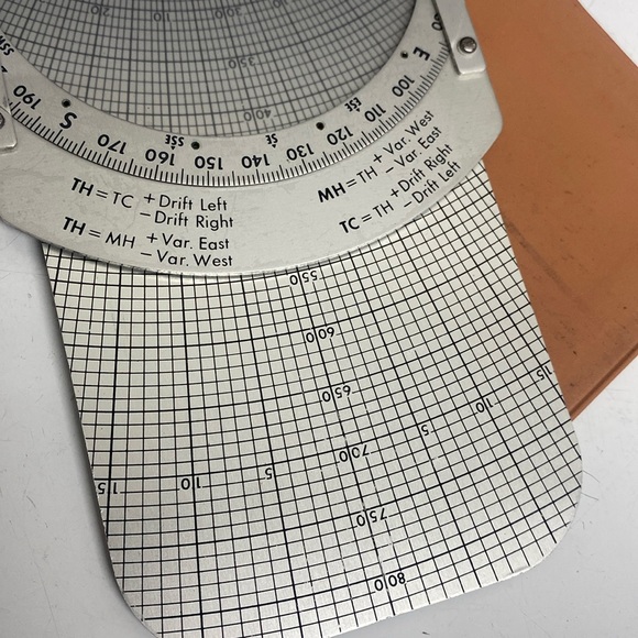 Computer Air Navigation Dead Reckoning Graph Jeppesen, Type MB-4A - Picture 16 of 17